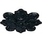 Ekena Millwork Katheryn Ceiling Medallion, Hand-Painted Night Shade, 18 1/8"OD x 1 1/4"P CM18KANSF - alternate 4